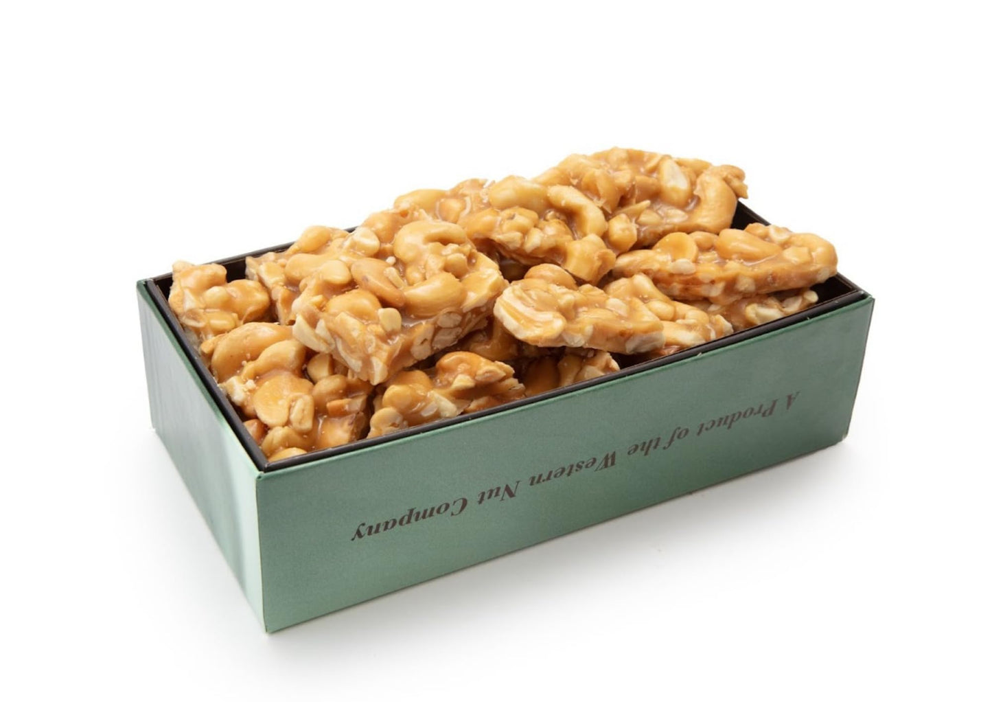 Western Nut Company Brittle Gift Box Collections, 16oz/24oz Gift Box Edition, Gift Wrapped in Seasonal Paper, Gourmet Nut Candy Assortment, Peanut