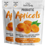 Nature's Garden Probiotic Apricots - Dried Fruit, Plump Dried, No Added Sugar, Gluten-Free, Dairy-Free, Vegan - Bulk 40 Oz Bag (Pack of 2)