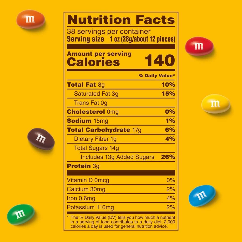 MM Bulk 5 Pound Peanut Milk Chocolate Candy Resealable Stand Up Candy Bag - Party Candy for Any Occasion, Special Events | By MAJUU CONNECT.