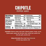 Melinda’s Chipotle Hot Sauce - Gourmet Chipotle Sauce - Made with Fresh Peppers, Carrots, Onion, Papaya & Lime Juice - Keto, Vegan, Gluten Free- 5oz