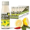 Greenhouse Juice Organic Inside Job Wellness Shots, Cold Pressed Digestive Aid with Apple Cider Vinegar, Lemon, Shots Juice Vegan & Gluten-Free (2 Oz