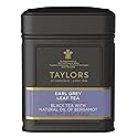 Taylors of Harrogate Earl Grey, Loose Leaf, 4.41 Ounce Tin Caddy (Pack of 1), Fragrant, Delicate & Light, Caffeinated, Premium Whole Leaf Tea