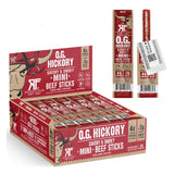 Righteous Felon Mini Meat Sticks | 100% Grass-Fed Beef Sticks | Keto, Gluten Free, Low Sugar, High Protein Snacks | Healthy Meat Snacks for Kids