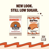 Rip Van Wafels Snickerdoodle Mini Stroopwafels - Low Carb, Low Sugar, Keto Friendly Snacks - Non-GMO, Healthy Office Snack & Breakfast Treat - 32 Pack