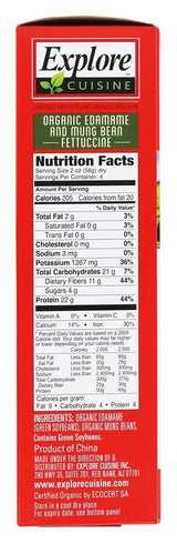 Explore Cuisine - Organic Edamame & Green Bean Fettuccine - 8 oz