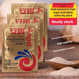 Instand dry Yeast, Angel, Mantou and steamed stuffed bun fermentation powder, Quick Rapid Rise Leavening Agent for Pastries,1.76ounce (5g * 10 bags)