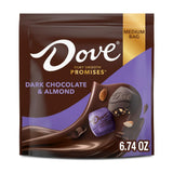 DOVE PROMISES Dark Chocolate & Almond Candy, 7.61 oz Bag