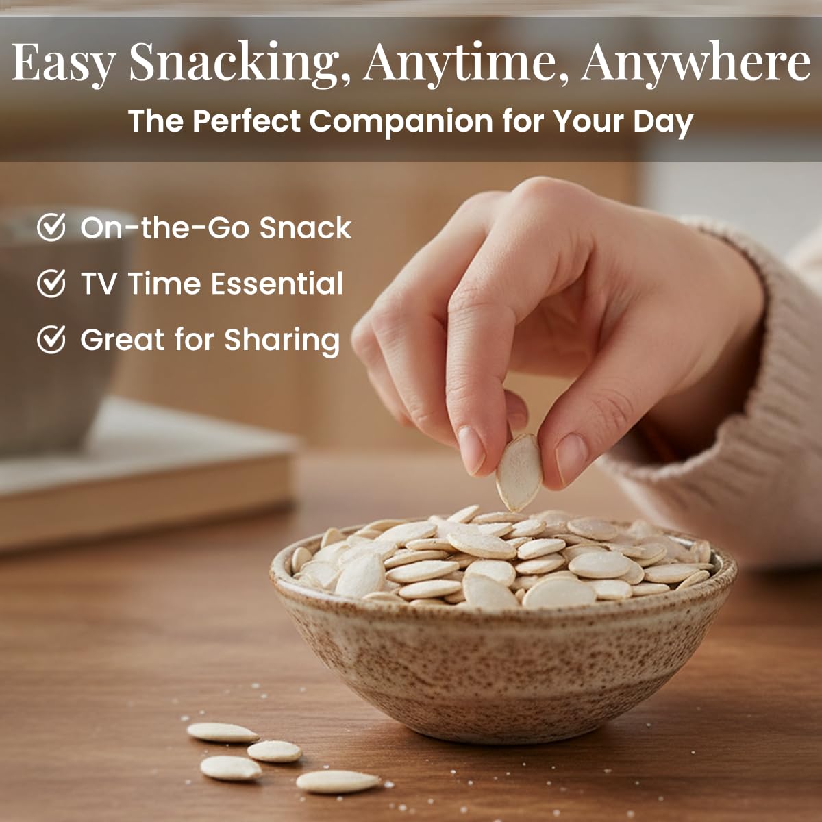 Ivanka Delikatessen Roasted Pumpkin Seeds - Enjoy the Rich, Flavorful Taste of Pumpkin Seeds, Packed with Protein & Fiber - Salted Pumpkins Seed Will