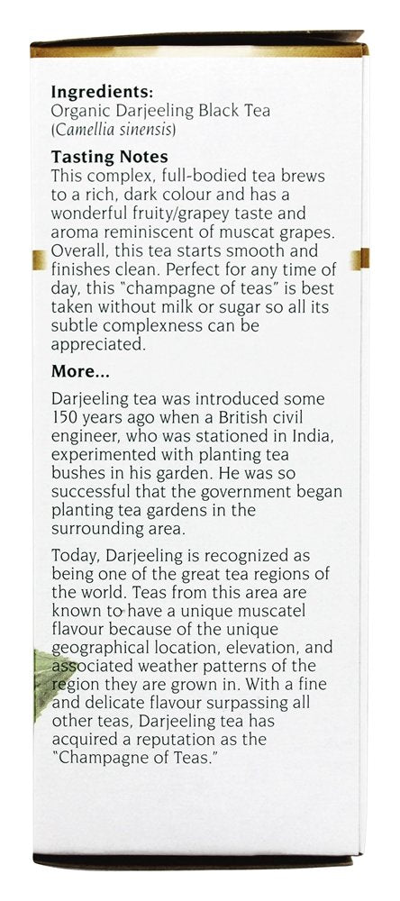 Celebration Herbals Organic Fine Darjeeling Black Tea - 24 Herbal Tea Bags