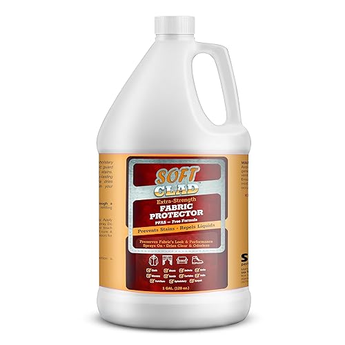 Extra Strength Fabric Protector Spray Prevents Stains and Repels Liquids. SoftClad Guards Furniture, Shoes, Carpet, Upholstery, Suede, Leather, Couch
