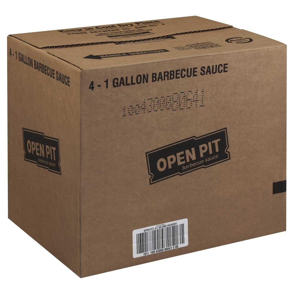 Open Pit Hickory Barbecue Sauce Jug, 1 Gallon -- 4 per Case