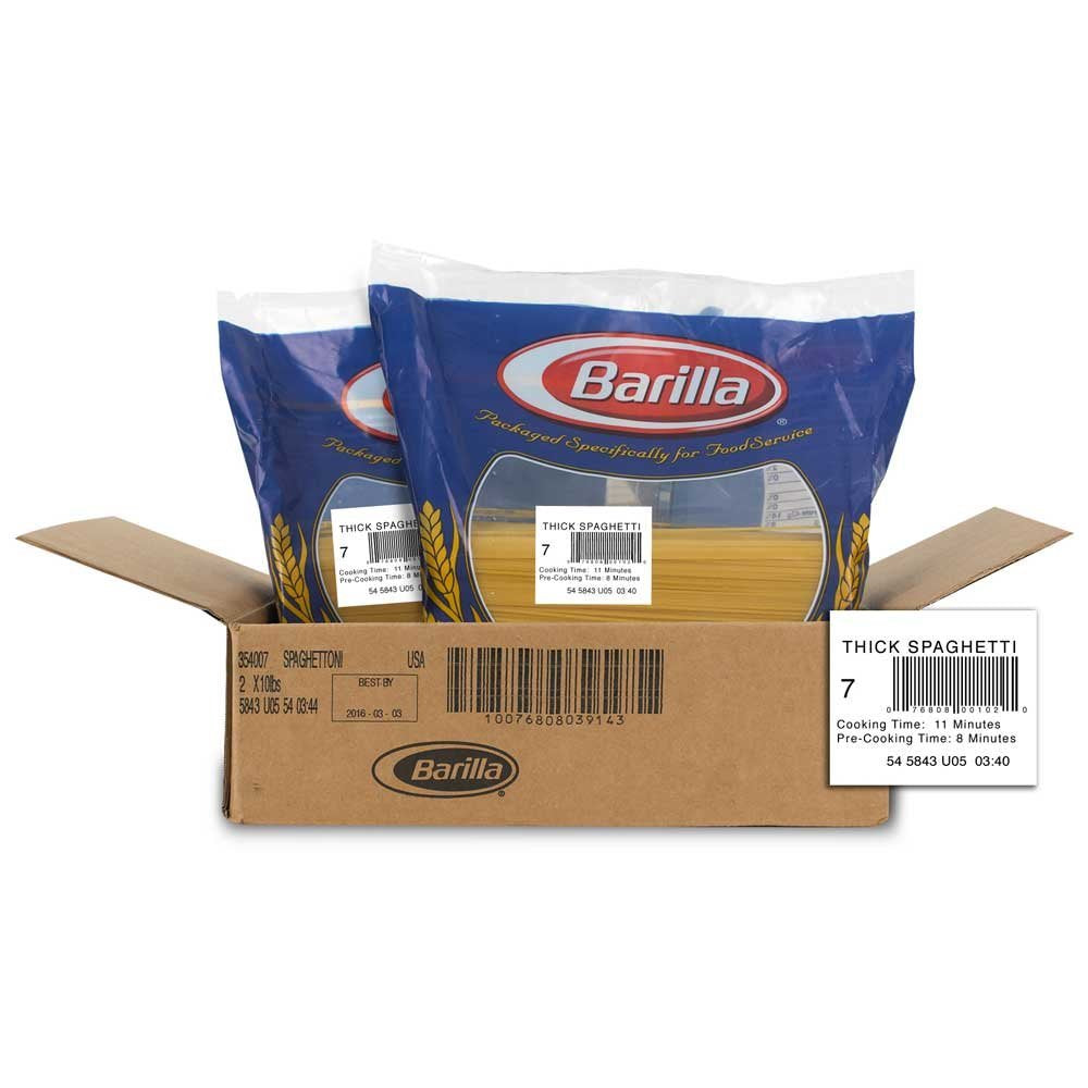Thick Spaghetti Pasta,10 Pound -- 2 Case
