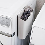 Simplation Magnetic Lint Bin for Laundry Room Storage, Lint Holder Bin, Plastic Lint Trash Can for Laundry Room