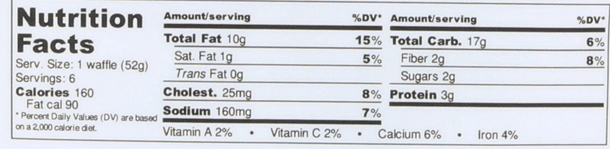 Lopaus Point Banana Flax Waffle, 11.5 OZ
