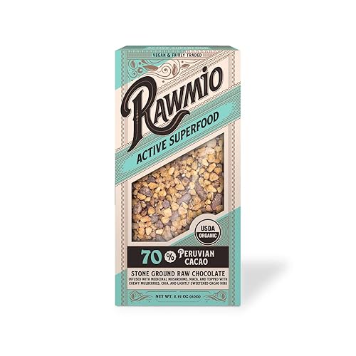 Rawmio Active Superfood Bark - 2.12 oz. - Raw, Organic, Vegan, Kosher
