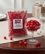 Cherry Sours Candy Balls - 2 lb Bulk Bag of Gourmet Tart Chewy Sweet and Sour Red Treats