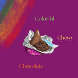 Candykrave Hershey'ss Rainbow Brownie Kisses Milk Chocolate candy - (1LB 90 pcs) - Bulk chocolate Silver Foil Candy variety pack - Delicious Treats