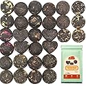 LWXLJMJZC?Ripe Puerh Tea Mini Cake 30pcs(10 Tastes*3pcs) |Yunnan Pu-erh Tea |Rice Balls (Cook&uncook) Pu'erh Tea | Mini Tuo Cha Black Tea