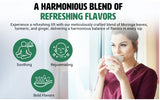 Moringa Tea with Turmeric and Ginger 8 oz, Boost Immunity, Aid in Digestion, Caffeine Free, One Tea with Multiple Benefits (Pack of 1)