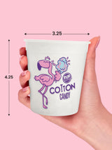 Fun Sweets Vanilla Cotton Candy 6-Pack - Dye Free White Cotton Candy in 1.5 oz Individual CottonCandy Tubs - White CottonCandy for Weddings