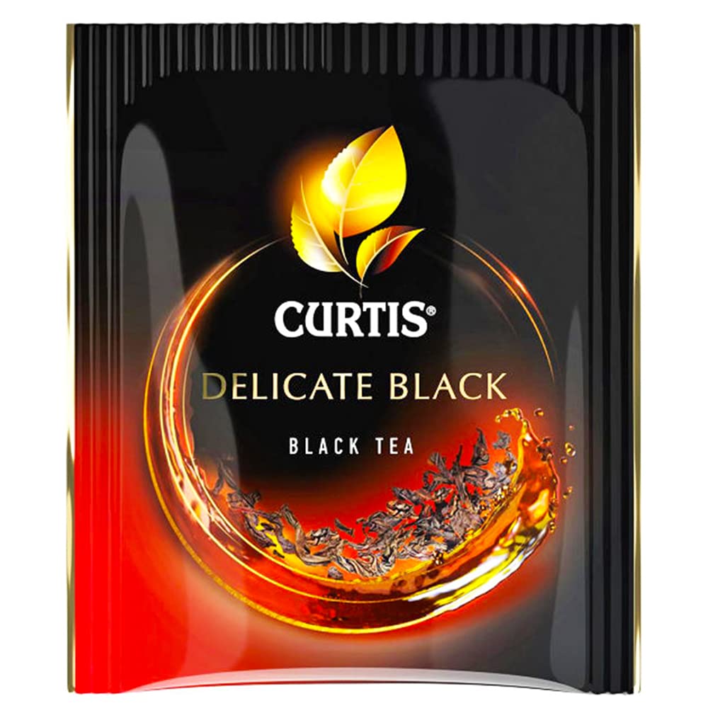 CURTIS DELICATE BLACK TEA - Gourmet Tea Bags - A Naturally Smooth & Rich Tasting Black Tea - Small Leaf Black Tea - 100 Count Tea Infuser Bags - 1.7g