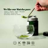 Midori Spring Organic Authentic Japanese Ceremonial Matcha Powder Emerald, USDA Organic, Kosher, Vegan