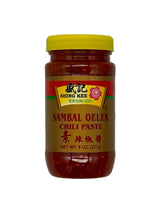 Shing Kee Sambal Oelek Chili Paste - 8 oz. Bottle - Authentic Spicy Asian Condiment for Cooking & Dipping, Premium Quality Hot Sauce with Fresh