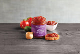 Harry & David Classic Recipe Pepper & Onion Relish With Zinfandel, Plant Based Condiment, Food Topping, Hamburger & Hot Dog Relish, Sandwich Spread