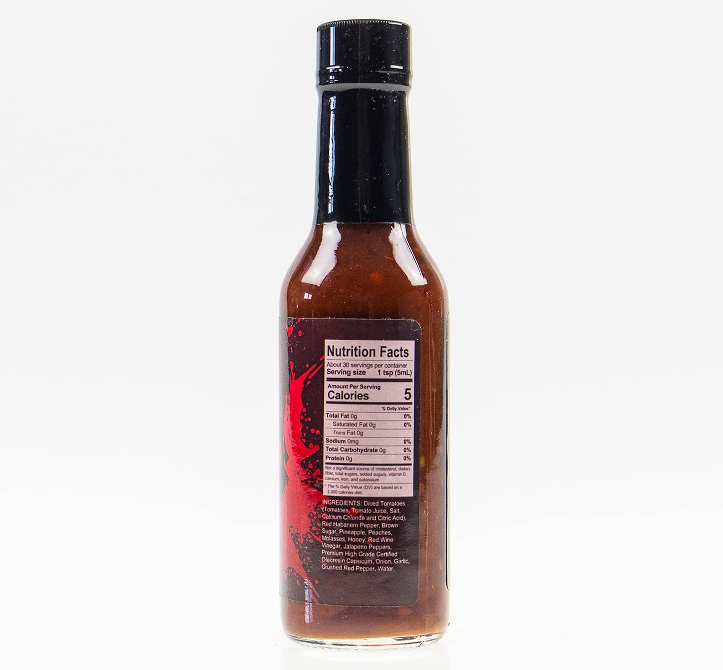 Pepper Joe’s XXX Habanero Hot Sauce - Habanero Peppers with Honey, Peaches, Pineapple - 5 FL OZ