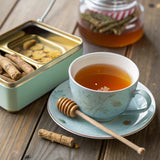 The Republic of Tea - Honey Ginseng Green Tea, 50 Tea Bags, Tin | Flavored Gourmet Tea | Caffeinated