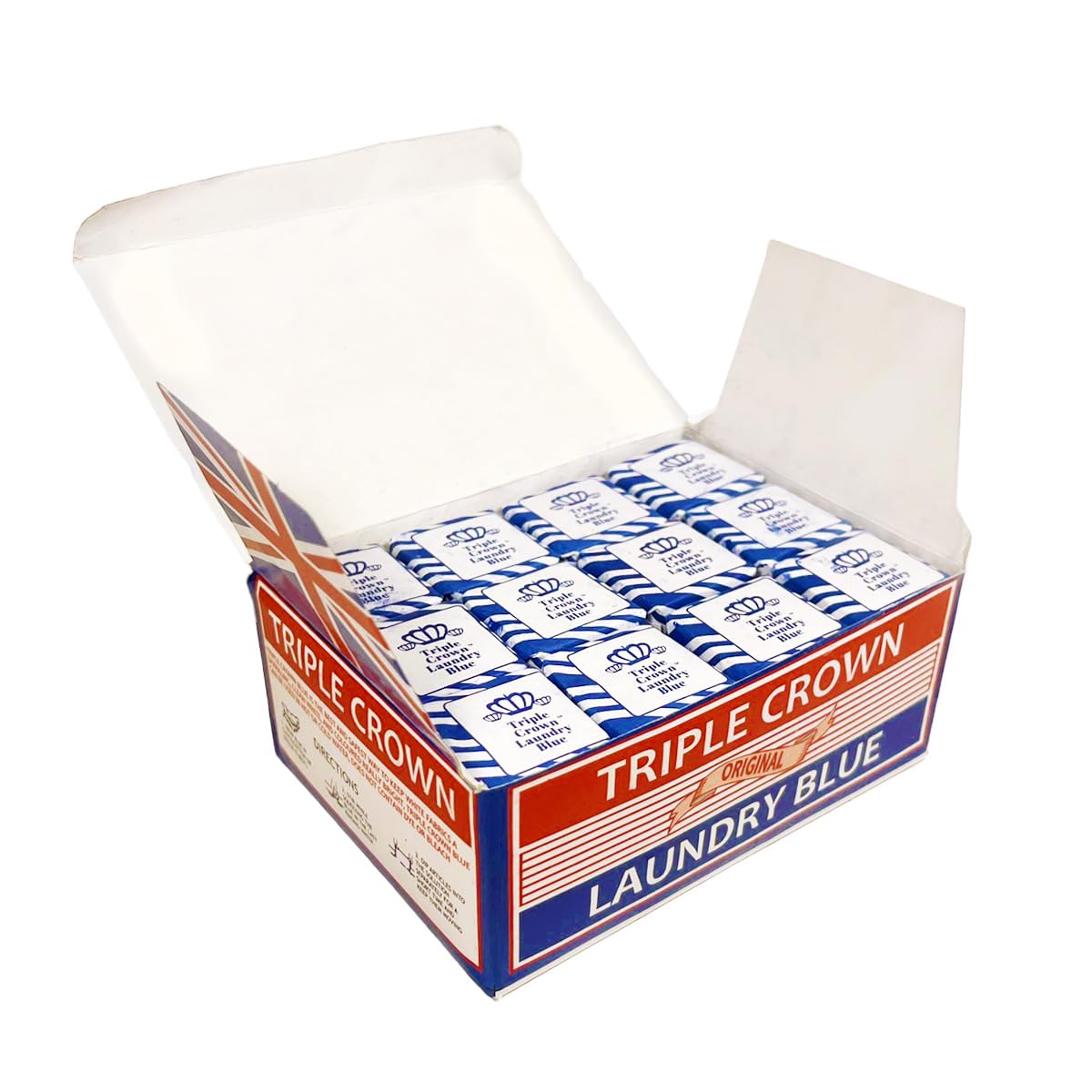 Triple Crown Laundry Blue Squares Whitener (Box of 48 Tablets/Squares)