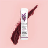 Pique Organic Hibiscus Tea Crystals - Powerful Antioxidants and Caffeine-Free Herbal Tea, Real Egyptian Flower for Glowing Skin - 14 Single Serve