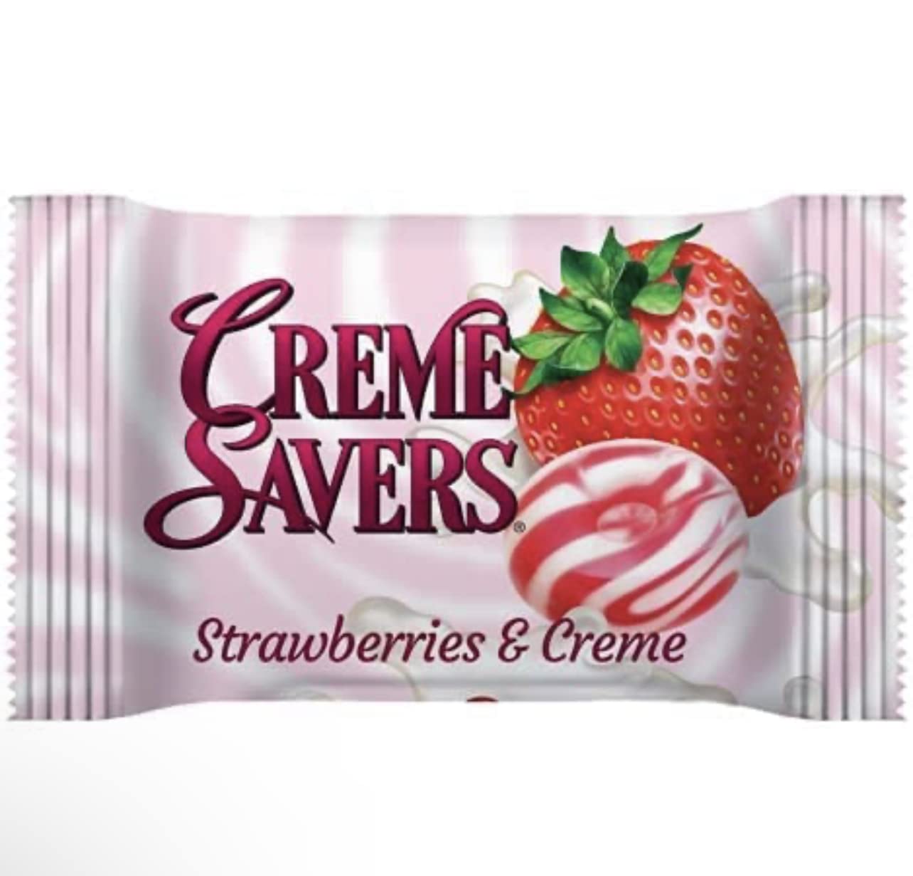 Creme Savers Strawberries and Oranges Creme Savers Hard Candy | 12 OZ Total - 4 bags