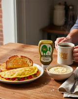 Hot Line Pepper Products The Toasted Yolk Cafe Garlicky Greengo Hot Sauce | Fire Roasted Jalapeño & Garlic | As Served at The Toasted Yolk Cafe