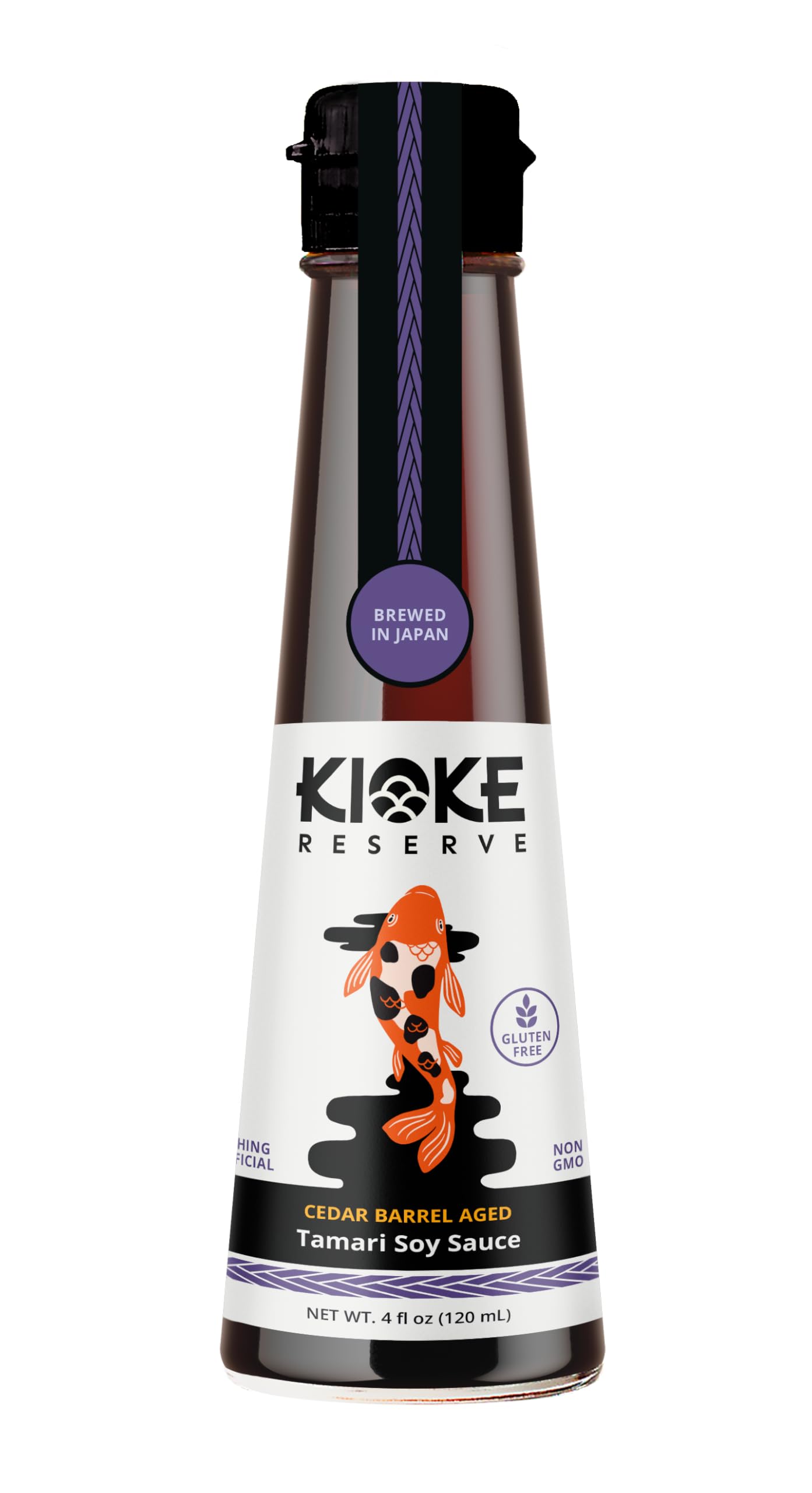 Kioke Reserve Tamari Soy Sauce | Small Batch Cedar Barrel Aged in Japan | Gluten-Free, All-Natural & Non-GMO | Authentic Japanese Tamari Sauce