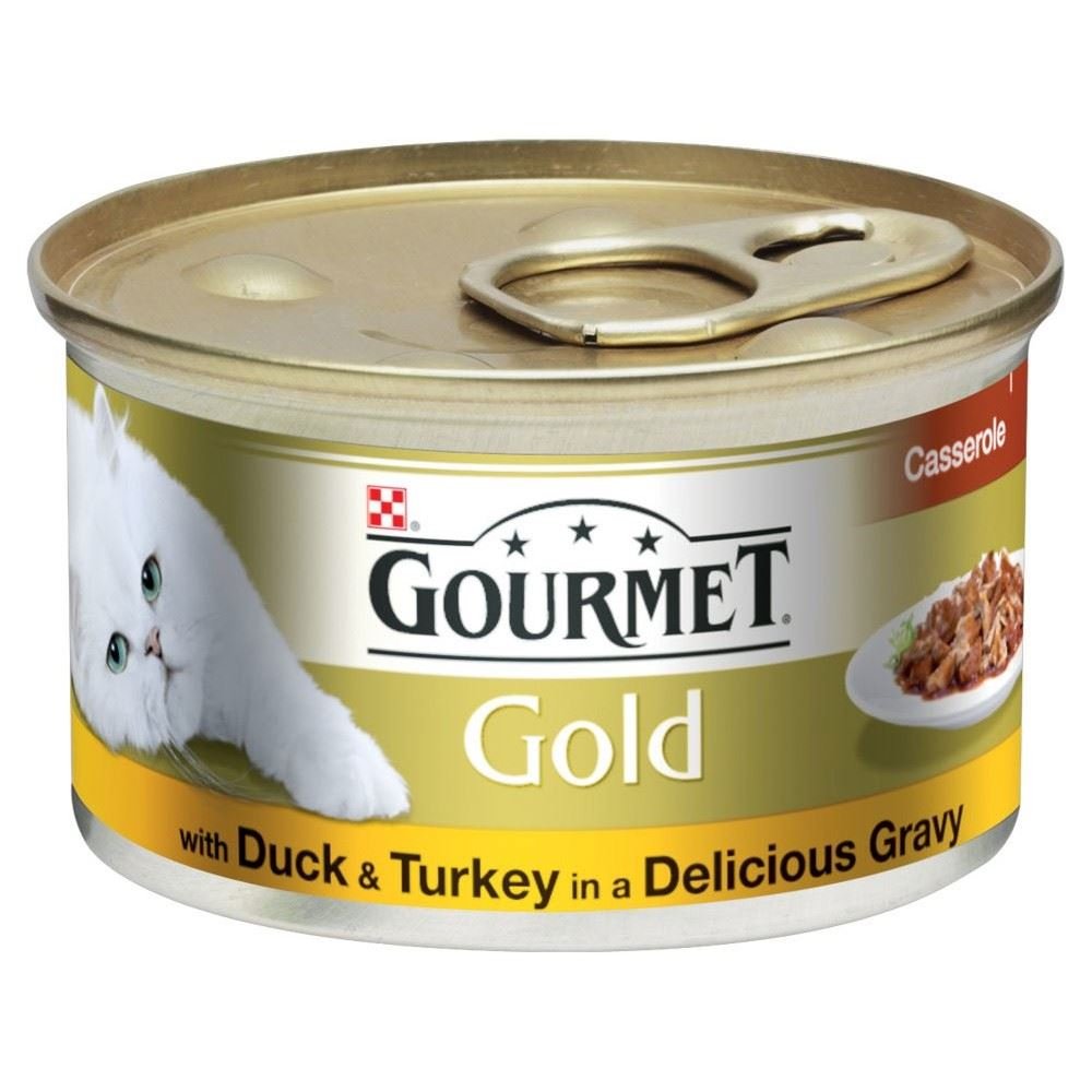 Gourmet Gold with Duck & Turkey in a Delicious Gravy (85g) - Pack of 6