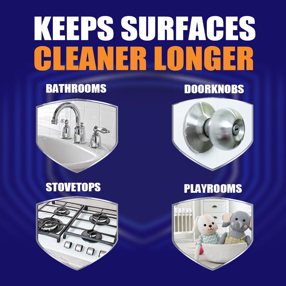 MICROBAN Multi-Purpose Cleaner, 32 oz., 2 Pack, Citrus, Penetrates Soap Scum, Greasy Soils and Reduces Odors, Keeps Killing 99.9% of Bacteria