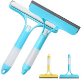 2 Pcs Window Squeegee with Sprayer,3 in 1 Spray Squeegee?3 in One Window Cleaning Scraper for Car, Home, Kitchen Windows