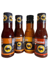 Buffalo Wild Wings Hot N' Spicy Variety Bundle: Asian Zing, Caribbean Jerk, Spicy Garlic, Mango Habanero -- 12 Ounces Each