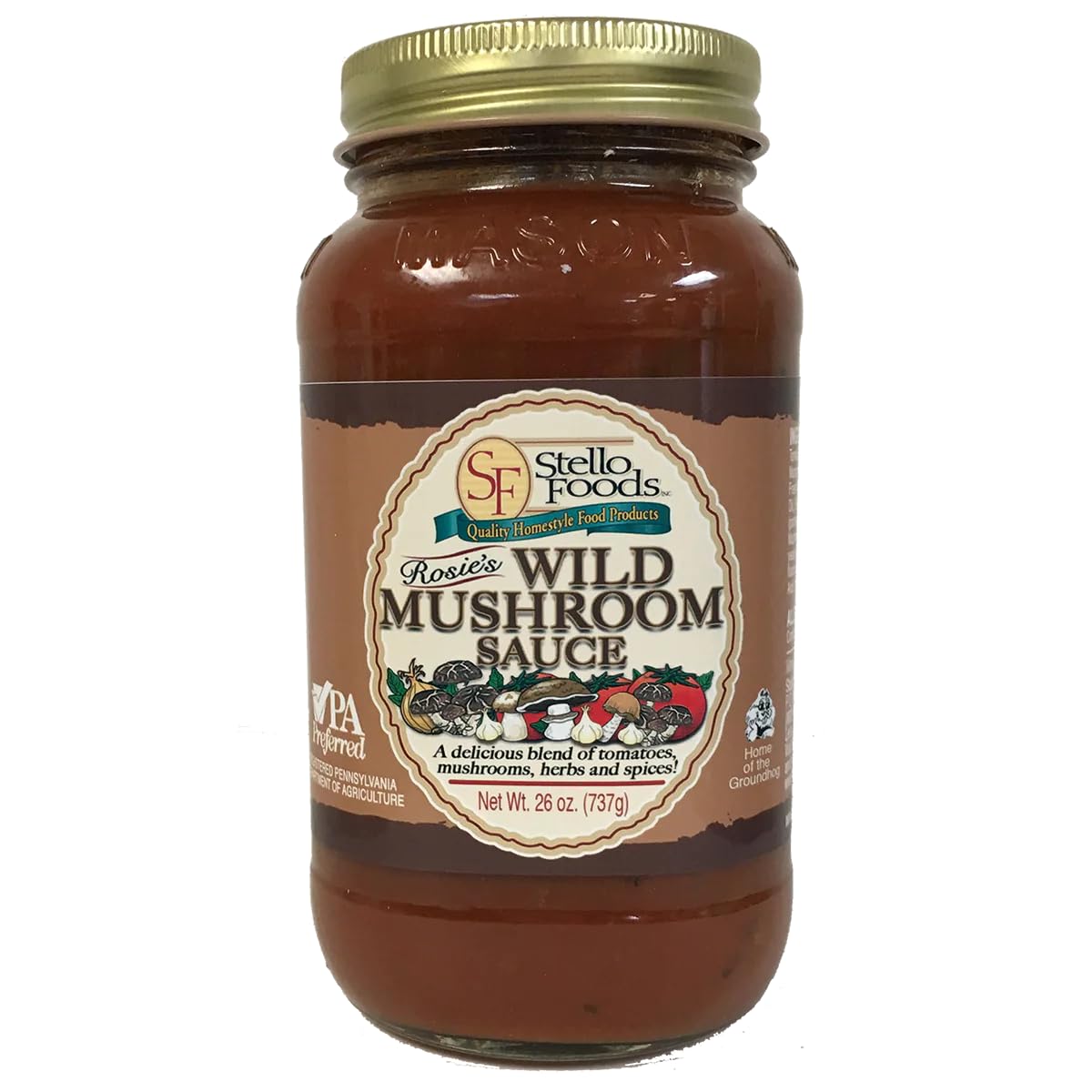 Stello Foods - Rosie's Wild Mushroom Spaghetti Sauce 25 oz