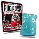 Pug Poop Cotton Candy Silly Stocking Stuffers for Adults Funny Holiday Candy Gags Poop Pranks Novelty Christmas Gags Blue Cotton Candy Gluten-Free