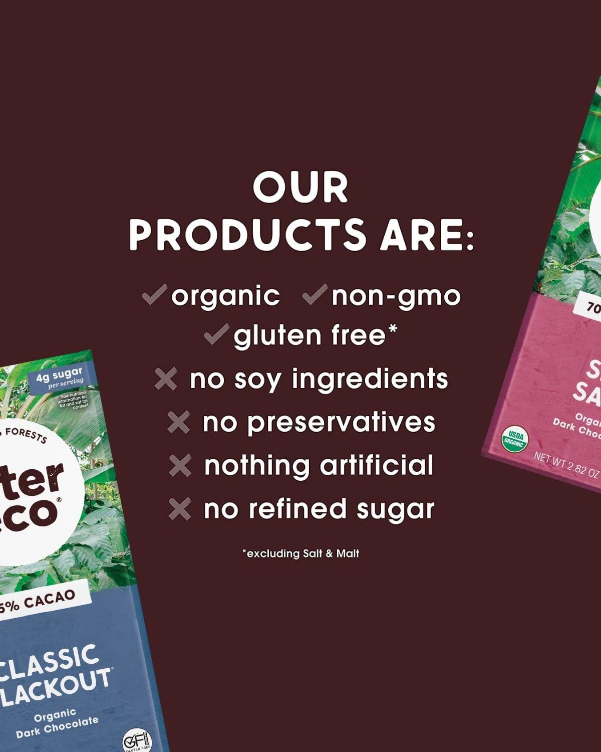 Alter Eco | Dark Chocolate Bars | Pure Dark Cocoa, Fair Trade, Organic, Non-GMO, Gluten Free (Raspberry Blackout)