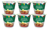 Peak Sherpa Tsampa Cereal Cup, Apple Cinnamon Flavor, Pack of 6 Cereal Cups, Ready to Eat, Certified Organic, Sprouted & Roasted Whole Grain Roasted