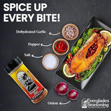 Everglades Heat Seasoning - Spicy Blend for Wings, Fish & Fries - 6 oz (Pack of 2)