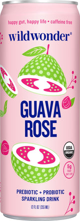 Wild Wonder Organic Guava Rose Prebiotic & Probiotic Drink, 12 FZ