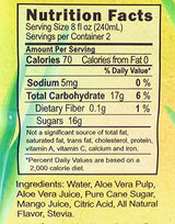 VIVALOE Mango Aloe 16.9fl oz (12 Pack)