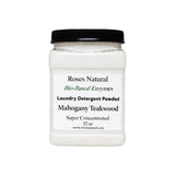 Roses Natural Bio-Based Enzymes Laundry Detergent Powder - Super Concentrated Oxygen Clean Formula - Plant-Based, Low-Suds, HE Safe - 32 oz, Made in