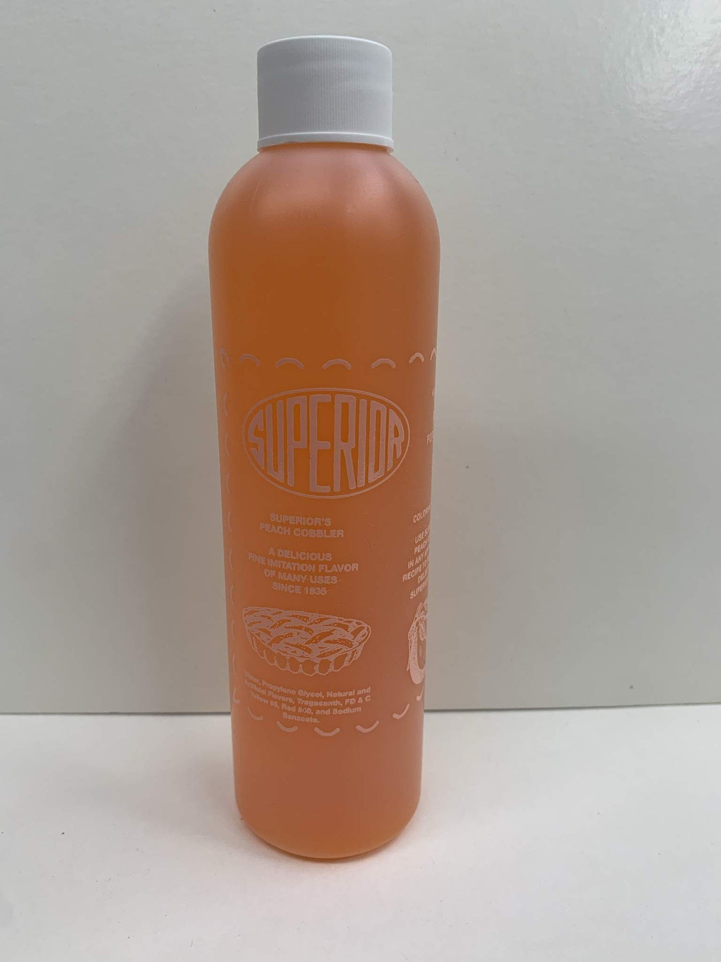 Superior Flavors PEACH COBBLER | Cooking and Baking Flavoring | Delicious Substitute for Vanilla Extract | Water Based, and Alcohol Free | 8oz Bottle…