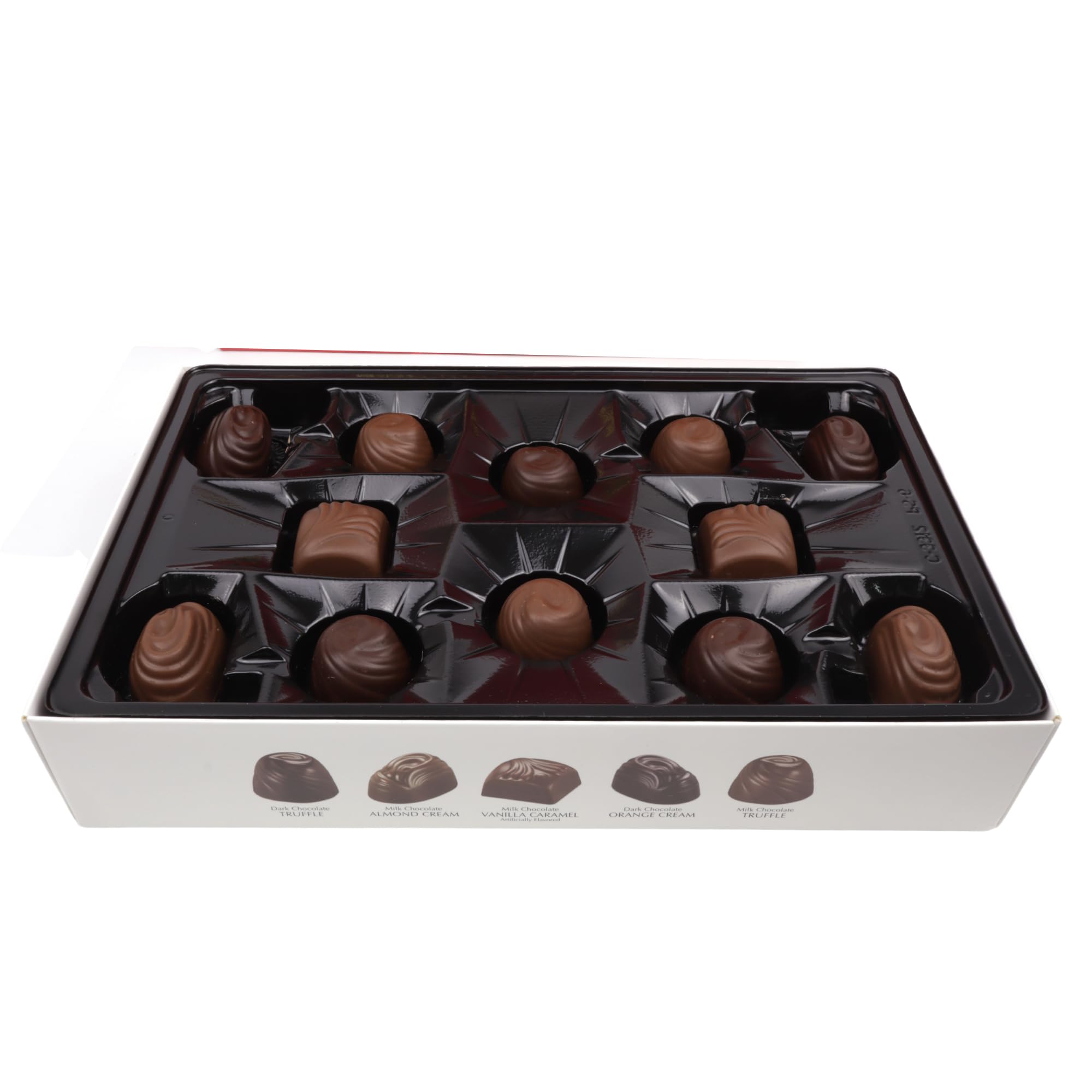 HERSHEY'S Christmas Pot of Gold Assorted Milk and Dark Chocolate Truffles Box, Candy Gift Set, 24 Total Pieces, 8.57 Ounces