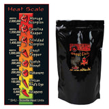Extremely Hot Smoked Bhut Jolokia (Ghost Pepper) Chili Powder by Magic Plant - Spicy Rich Smoky fruity flavor | Kosher Gluten-Free Non-GMO All Natural